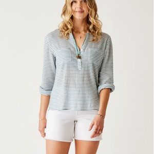 🌿 Carve Designs Dylan Gauze Shirt • Small • Lightweight & Breezy